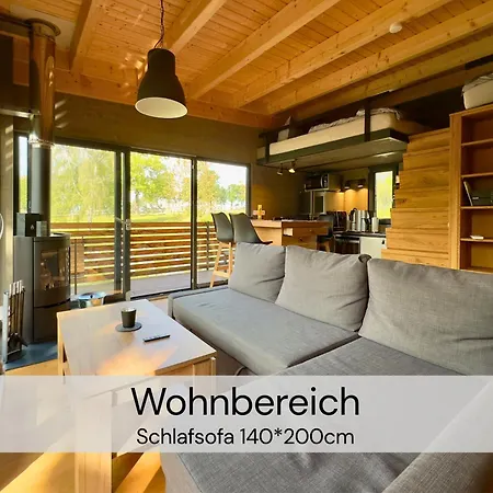 Дом отдыха Spektakulaeres Tiny House Im Teich Mit Terrasse Und Kamin - Juli - August Mindestmietzeit 1 Woche Sa-sa Grossharthau