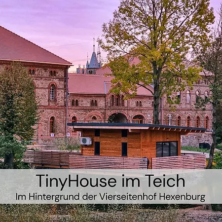 Tinyhousebeidresden Mit Fasssauna Spektakulaeres Winziges Haeuschen Auf Stelzen Im Pferdeteich, Kaminofen, Umlaufende Terrasse - Naehe Saechsische Schweiz - Von Juni - September Mindestmietzeit 1 Woche Sa-sa בית נופש
