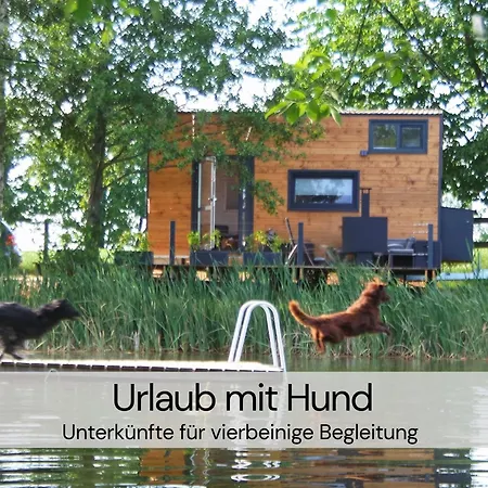 Дом отдыха Spektakulaeres Tiny House Im Teich Mit Terrasse Und Kamin - Juli - August Mindestmietzeit 1 Woche Sa-sa